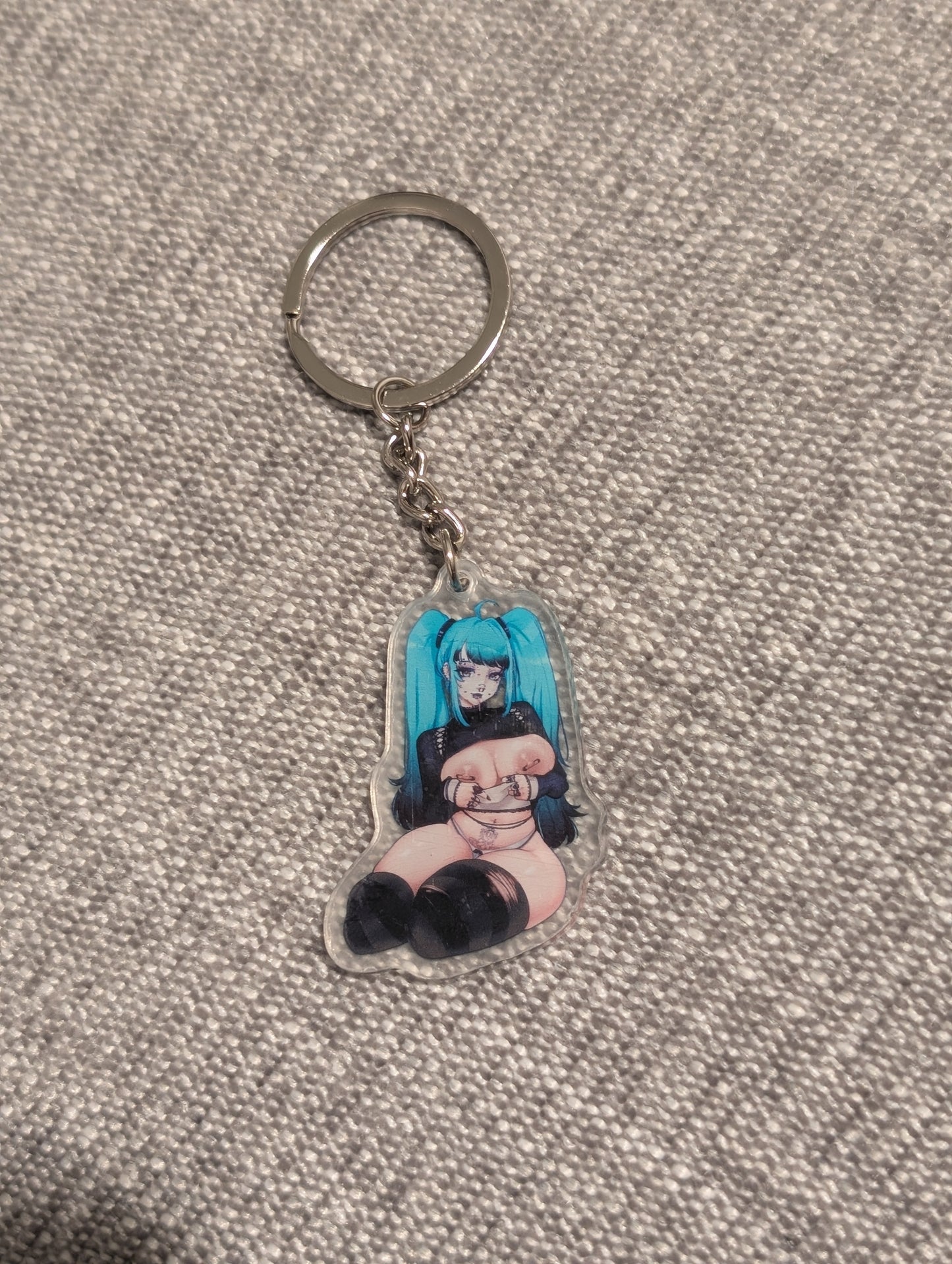 GOTH MIKU - KEYCHAIN
