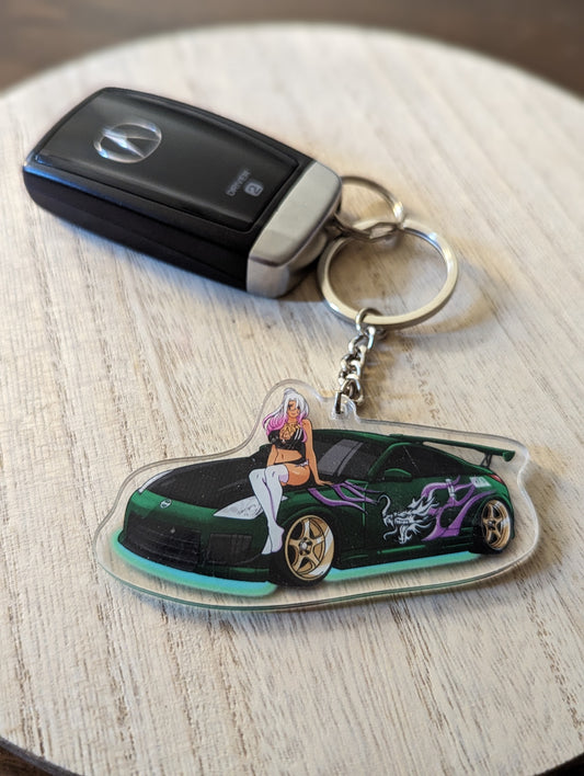 LEWD RIDES (4TH EDITION) - KEYCHAIN