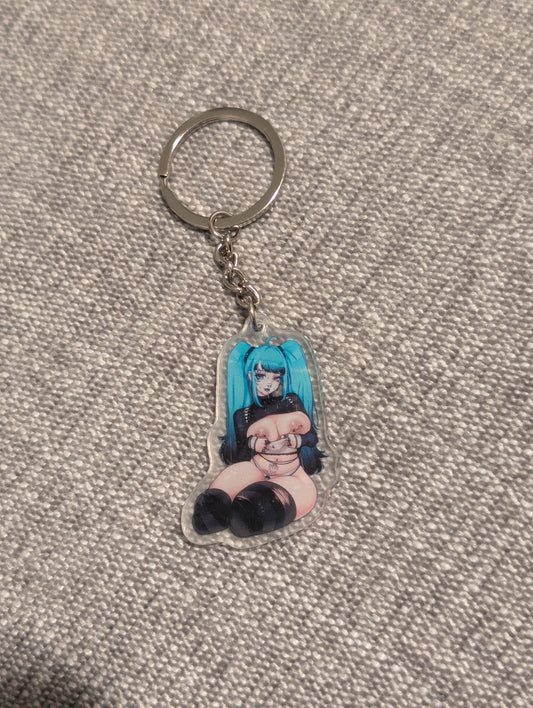GOTH MIKU - KEYCHAIN